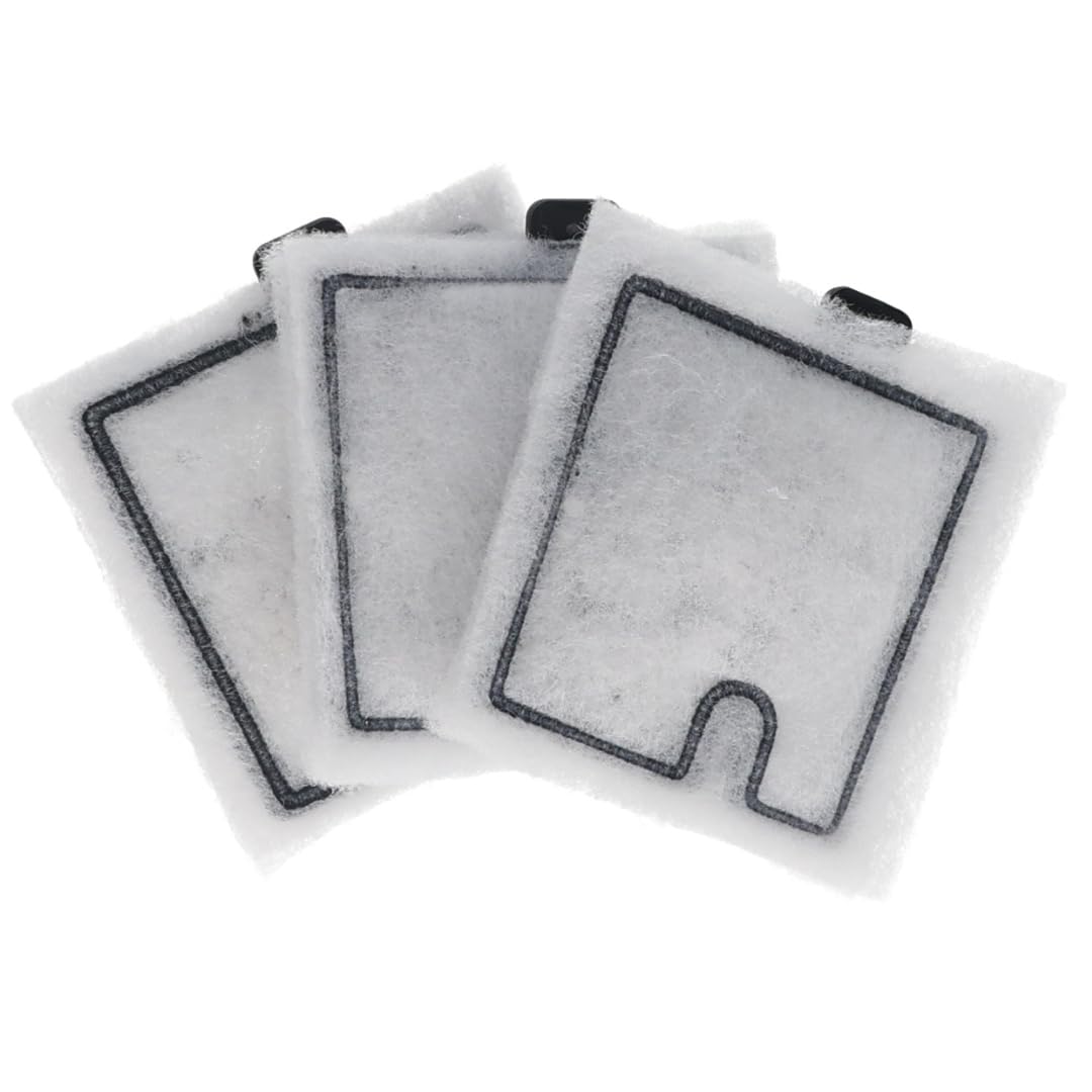 Finest-Filters Compatible with Interpet Internal Cartridge Filter CF Mini – 3 Month Service Kit (3 x Filter Pads)