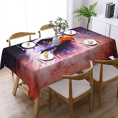 Nappe rectangulaire aigle 137x183 cm lavable pour table de cuisine - 3