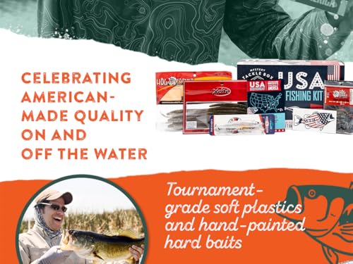 Image of Catch Co Mystery Tackle Box Freshwater Largemouth and Smallmouth Bass Lures Fishing Kit