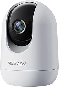 Indoor Security Camera 2K, Pet Camera with Phone App, WiFi Cameras for Home Security Camera for Dog/Baby Monitor/Elder Pan Tilt, 2.4G, 24/7, 2-Way Talk, Human Detection, Motion Tracking, SD&Cloud asin的图片