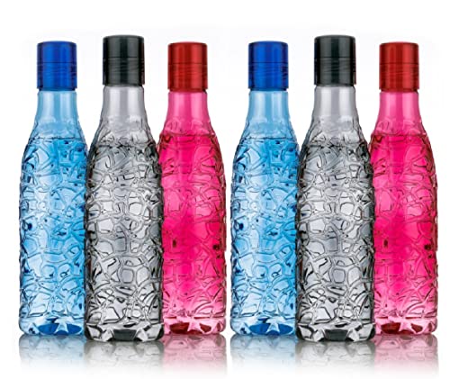NARIYA Plastic Leak Proof Water Bottle for Office, Sports, School, Travelling, Gym, Yoga Fridge 1 Liter (Multicolor) Pack of 6 (B0CN1D62QC) Amazon Price History, Amazon Price Tracker