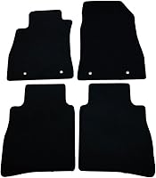 Vista 1 de Alfombrillas compatibles con Nissan Sentra 2013-2019, alfombrillas de fábrica de ajuste personalizado de moqueta delantera y trasera negras de 4