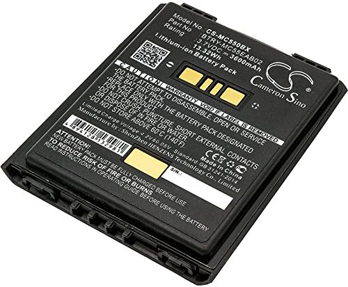 3600mAh Battery Replacement for Symbol MC55, MC5574, MC5590, MC55A, MC55A0, P/N 82-111094-01, BTRY-MC55EAB02, U60493