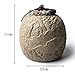 YMGSCC Handmade Coarse Ceramic Urn Casket Eral Adult Small Burial Altar Commemorative Pet Ash
