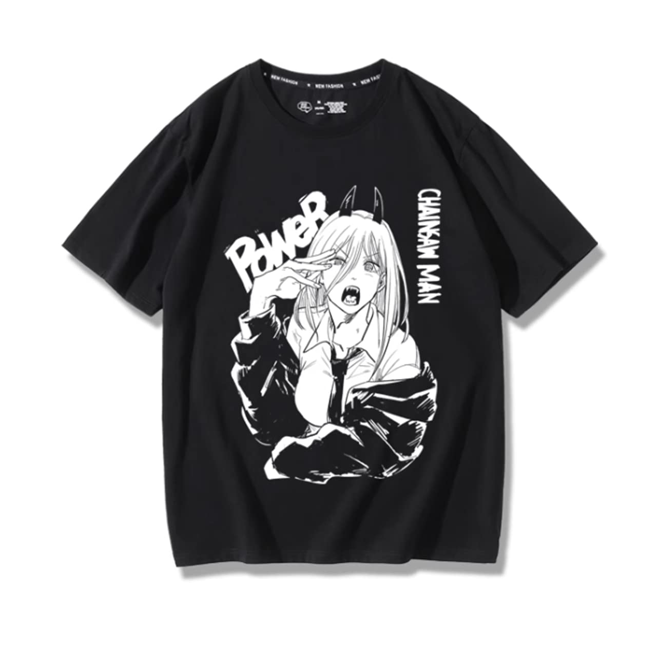 Amazon.co.jp: FANGKAI チェンソーマン パワー Tシャツ 半袖 早川アキ 