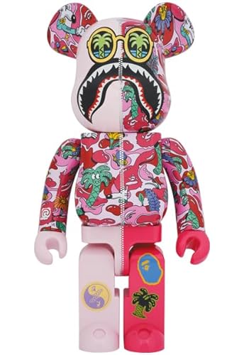 BE@RBRICK Steven Harrington X BAPE(R) SHARK 1000 PINK