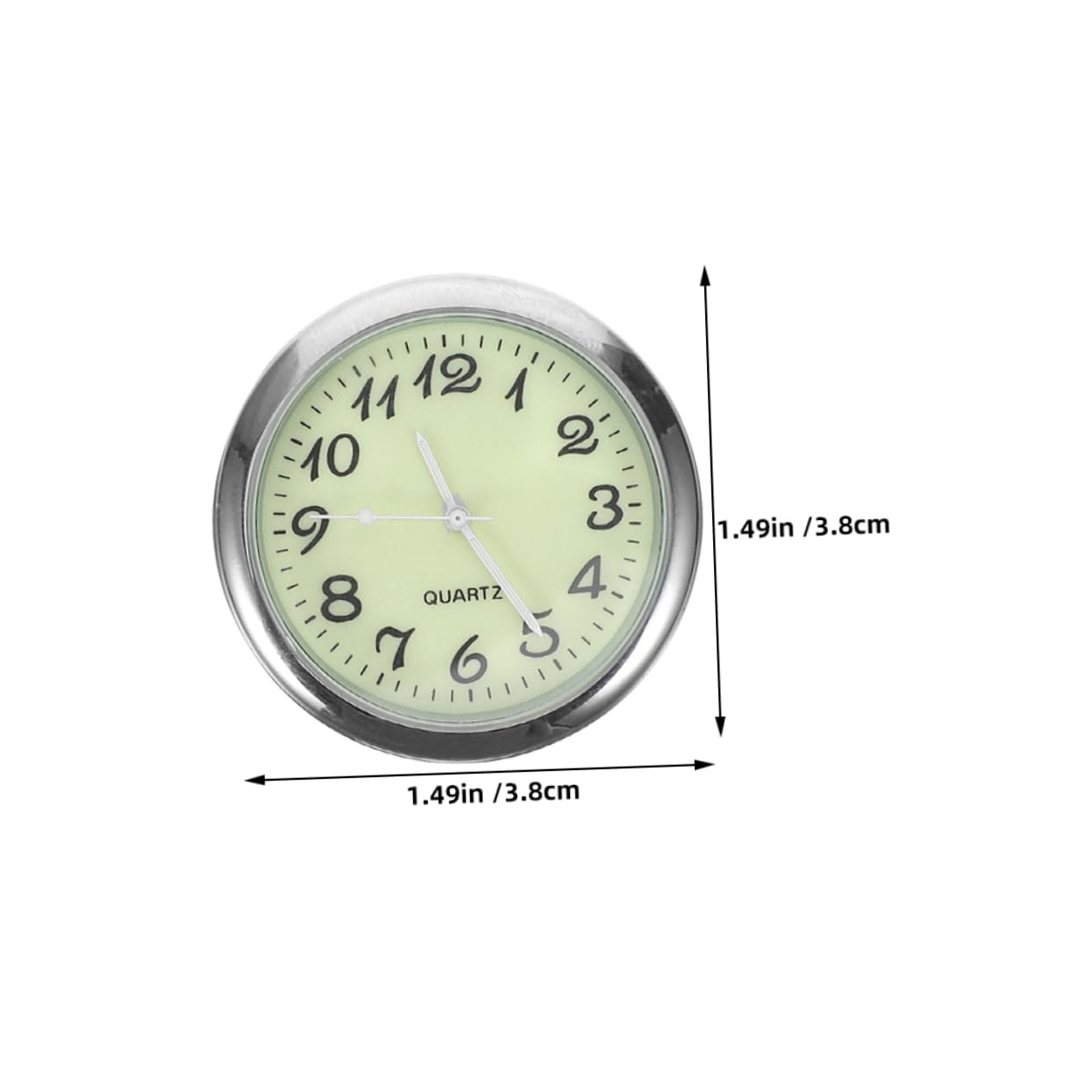 SOLUSTRE 10piezas Reloj De Coche Luminosa De Reloj Digital De Salpicadero Diseño Creativo Cronómetro Portátil Para Automóvil Medidor De Preciso Para Dashboard