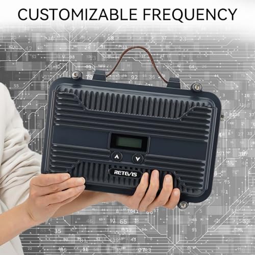 Image of Retevis RT97S Customizable Repeater, RT97 Upgraded Version, Radio Repeater, Full Duplex Analog Repeater, Compatible with Raspberry Pi, High Power, for Remote Area, Emergency Rescue(1 Pack)