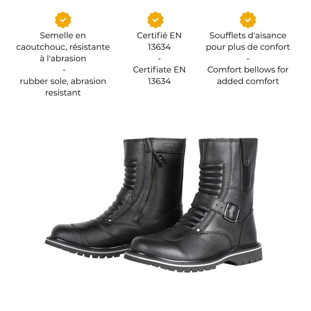 Demi-bottes Moto Certifiées EIGHTY MOTOBLOUZ