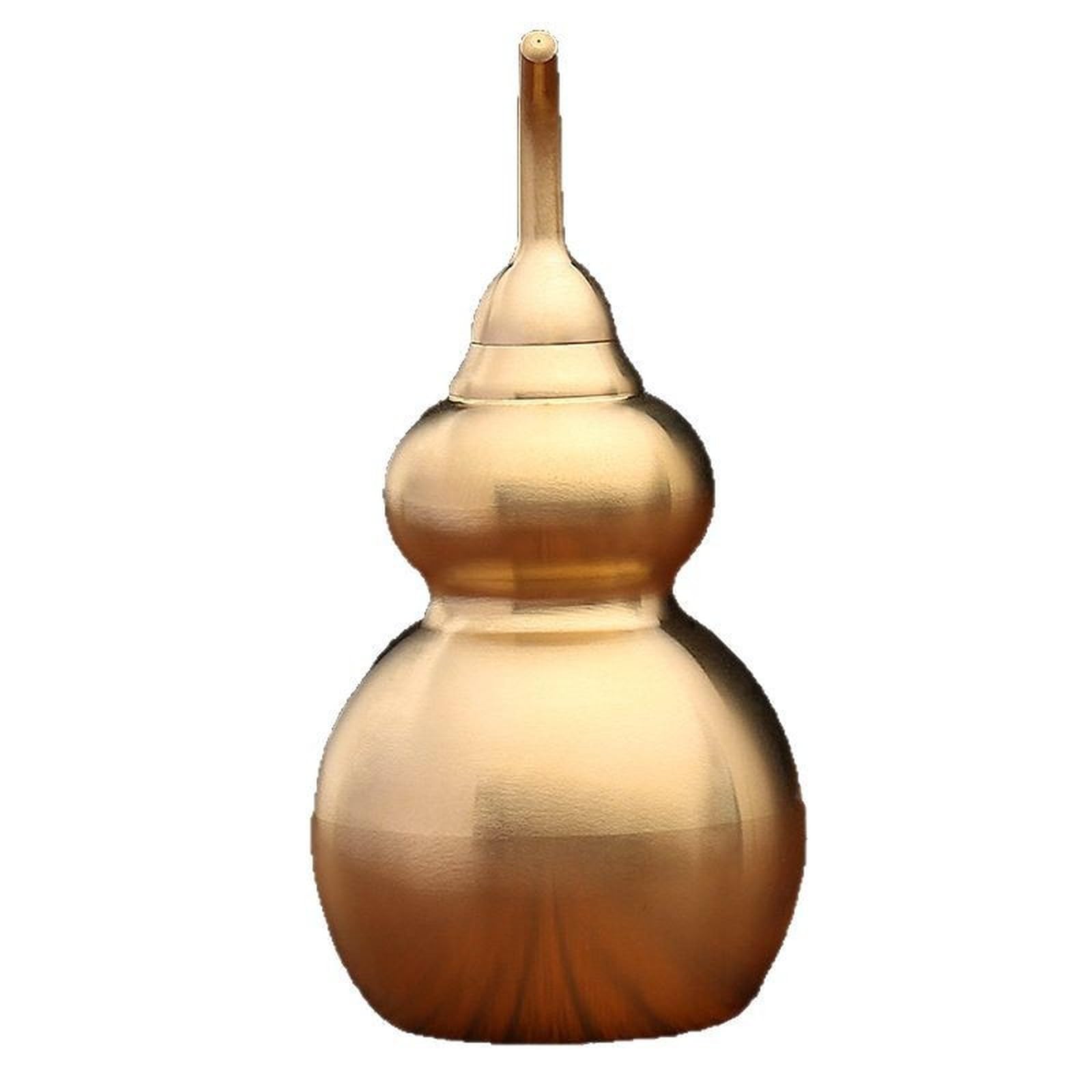 NBKLSWSUI Handmade Brass Gourd Ornament Sculpture For Men's Office Desk&man Cave Vintage Decor Unique Feng Shui