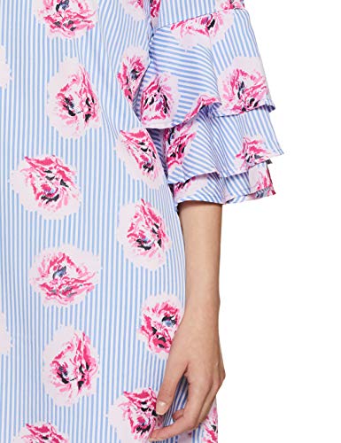 Image of Harpa Round Neck Printed Dress