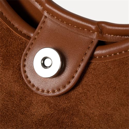 Bolso Hobo de gamuza para mujer miniatura 4