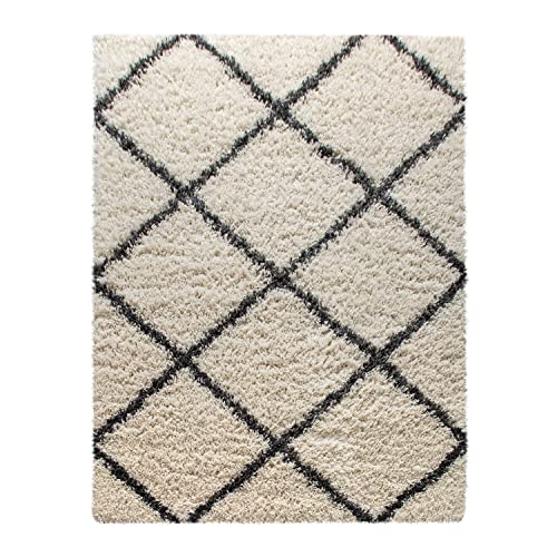 TT Home Wohnzimmer Teppich Hochflor Langflor Schlafzimmer Modern Soft...