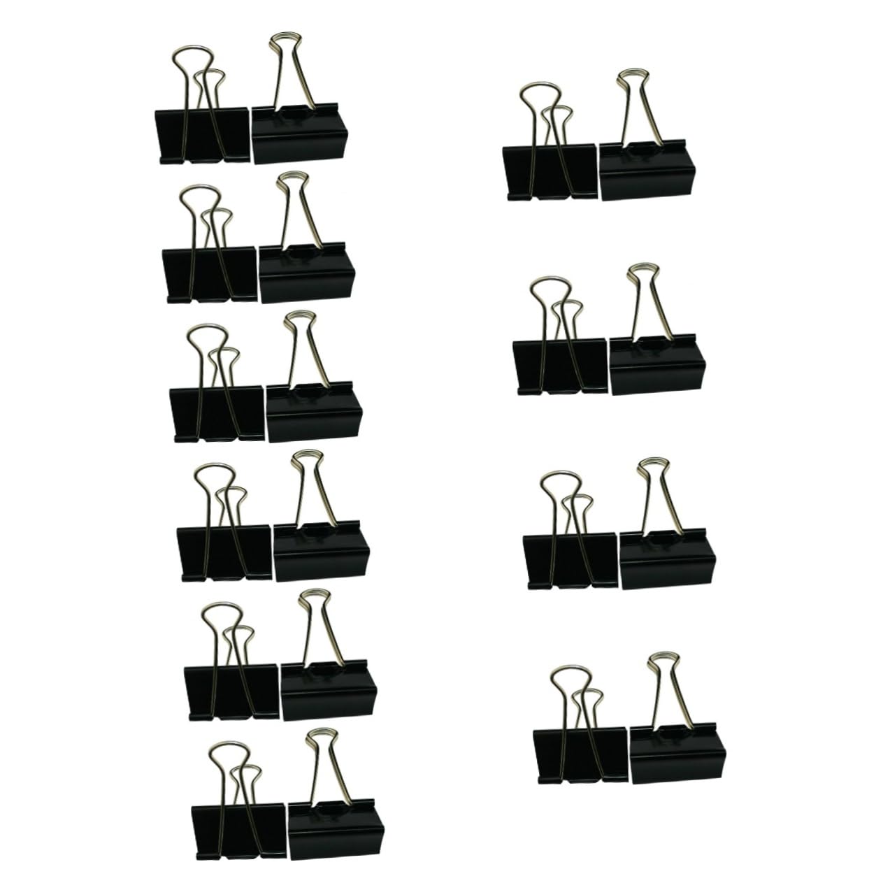 Lurrose 120 Pz Graffette in Nero Forniture Per Ufficio Raccoglitore Nero Clip Per Raccoglitori Finanziari Raccoglitore Di Clip Raccoglitore Documenti Clip Raccoglitore Stazionario