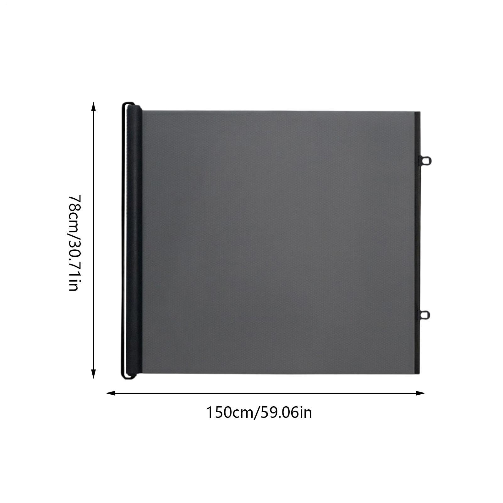 Rejilla de seguridad extensible para perros sin taladrar | Barrera de seguridad para gatos para perros, exteriores, terraza, jardín, balcón, entrada, garaje y valla de pasillos