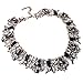 Crystal Rhinestone Statement Necklace, Vintage Chunky Chain Choker Collar Bib Statement Necklace Fashion Costume Jewelry Necklaces for Women
