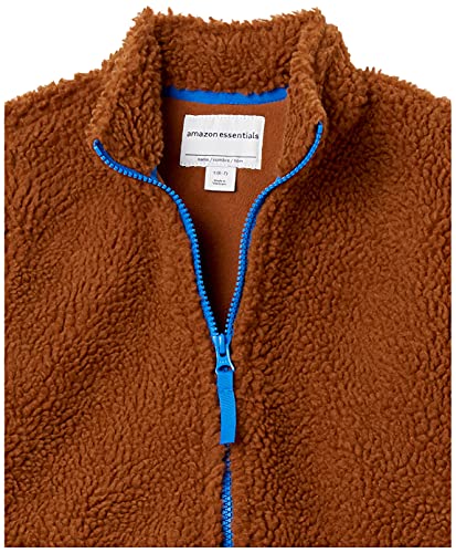 Image of Amazon Essentials Boys and Toddlers' Polar Fleece Lined Sherpa Full-Zip Jacket - Discontinued Colors