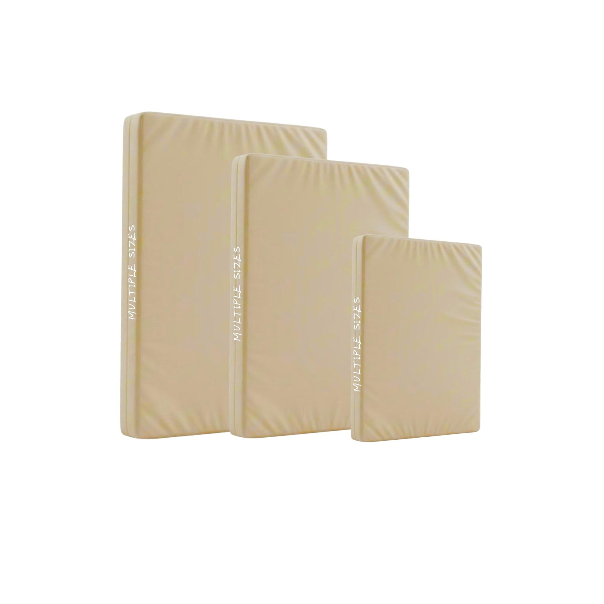 Kosiproducts Gymnastics Crash Mat, High Density Medium Firm 10cm Thick Foam, [Beige, Medium]