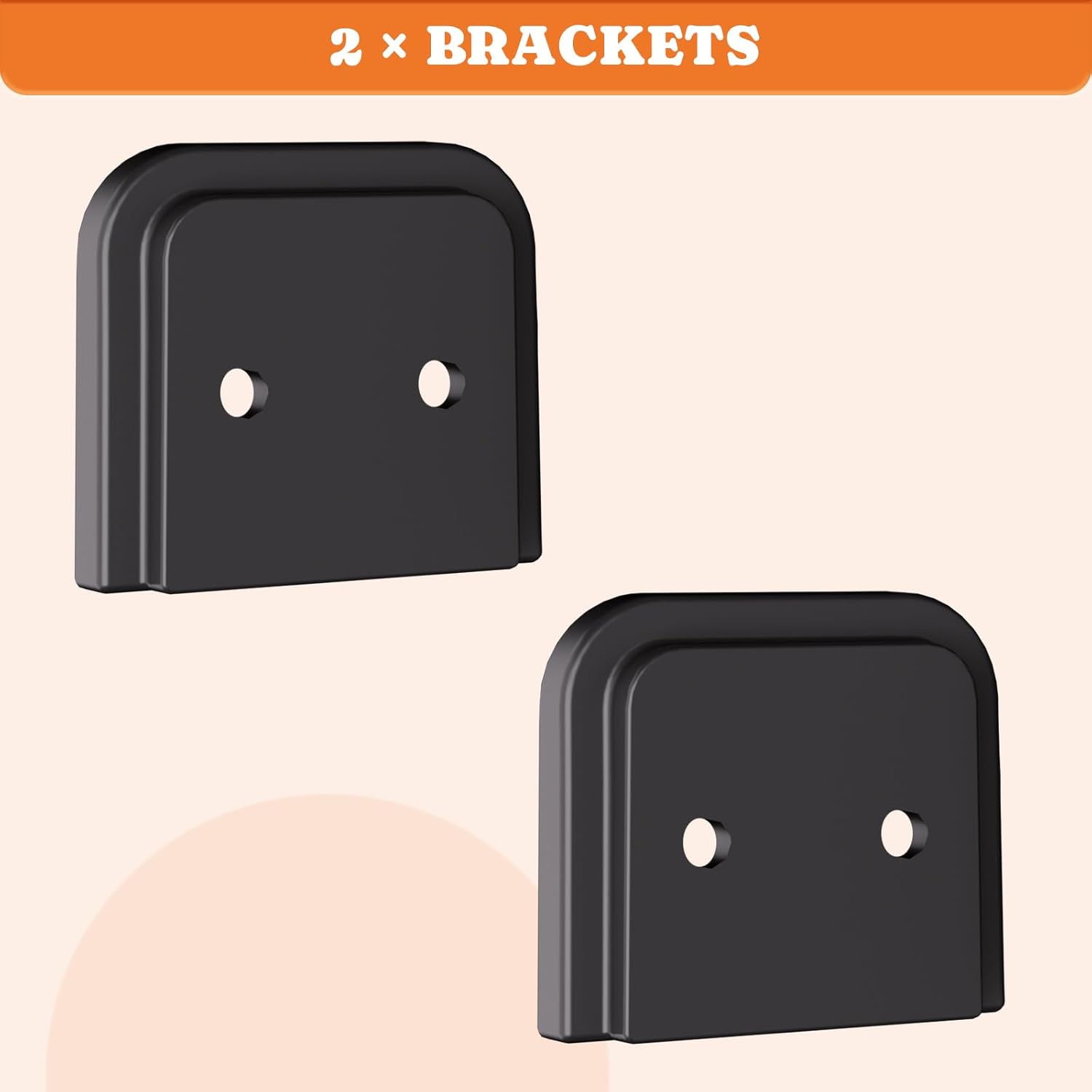 Retractable Baby Gates Replacement Parts for Drilling Installation, Original Accessories Set Designed for The 41" Height-Black