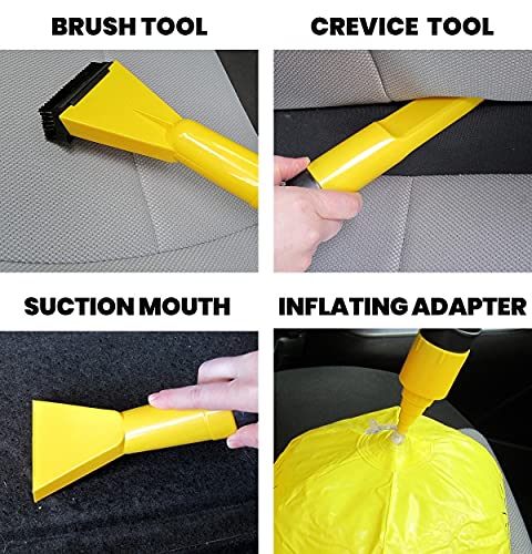 Koolatron 12 Volt Wet/Dry Canister Vacuum Cleaner - Handheld Car Cleaner with Attachments & Heavy Duty Suction, Compact and Portable Design, Ideal for Cleaning Vehicle, Truck, Carpet, Floor Etc by Koolatron - Image 4