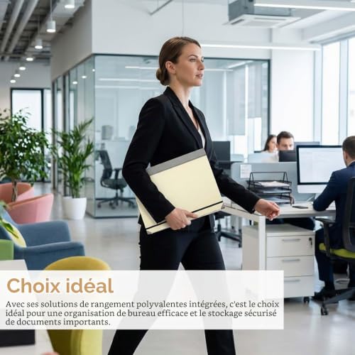 SLIAXINT Accordéons importants Life Family Porte-documents avec poches Multifonctions Rangement des dossiers d'urgence pour la maison et le bureau – vue 5