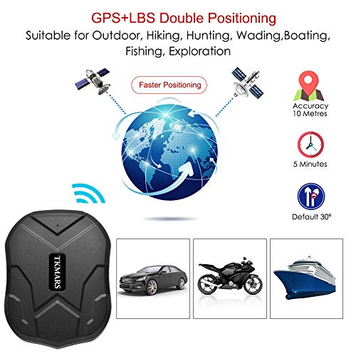 Winnes Auto GPS Tracker, Realtime Positionering GPS met Sterke Magneten 90 dagen Lang Stand-by GPS Tracker Auto… - Image 3