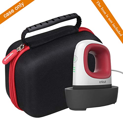 Aproca Case Compatible with Cricut EasyPress Mini Heat Press, Storage Portable Bag for Machine and Accessories -Black with Red Zipper (Case Only) by Aproca - Image 4