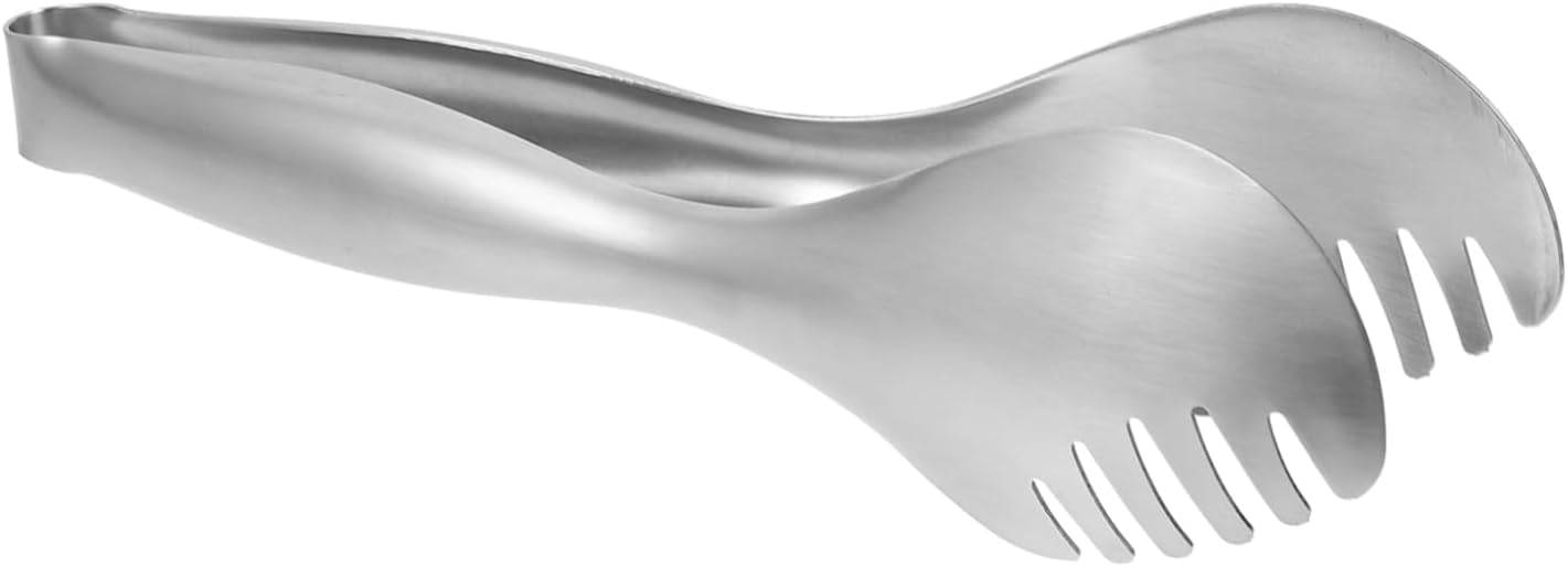 Stainless Steel Toast Clamp Heat Resistant Kitchen Tongs for Baking Barbecue and Serving Bread Ergonomic Long Handle for Safe Grip and Easy Operation