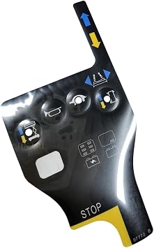 Play Control Box Overlay Decal 97772 97772GT 97772 B for Genie Scissor Lift GR-12 GR-15 GR-20 GS-1530 GS-1930 GS-2032 GS-3232 QS-12R QS-15R QS-20R