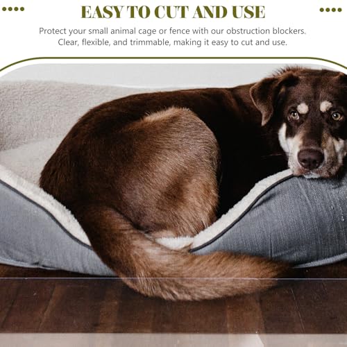 Aménagement sécurisé en PVC pour cage de petits animaux 8 Pcs