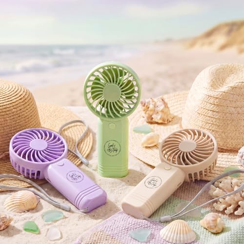 Retisee 6 Pcs Girls Trip Gifts Favors Portable Mini Handheld Fan AAA Battery Powerful Girls Trip Small Fan with Lanyard for Summer Women Friendship Travel Girl Weekend Bridal Shower Party Favor by Retisee - Used condition - Image 5