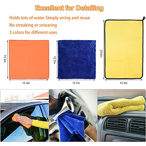 Fitosy Car Wash Kit With Foam Gun, Car Wash Foam Gun With Microfiber Towels, Car Wheel Brush & Microfiber Wash Mitts For Car Cleaning, Adjustable Car Wash Sprayer Works With Most Garden Hose #TOP3