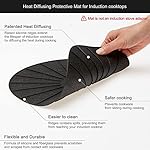 Lazy-K-Induction-Cooktop-Mat-Silicone-Fiberglass-Magnetic-Cooktop-Scratch-Protector-for-Induction-Stove-Non-slip-Pads-to-Prevent-Pots-from-Sliding-during-Cooking-Black