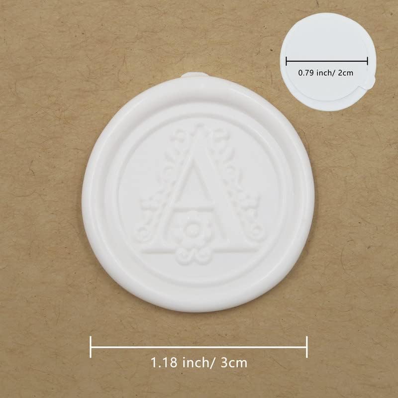 Miniatura 5 de 50 calcomanías para sello de cera del alfabeto, sellos de sobre, autoadhesivos, calcomanías para sellos de sobre para invitación de boda, Navidad,