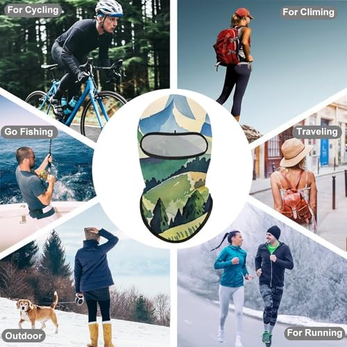 Balaclava de Protección Solar para Hombres y Mujeres, Máscara Respirable de Cabeza Completa para Senderismo, Ciclismo, Correr, Conducción miniatura 6