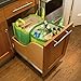 G.U.S. Recycle Bags for Home, Kitchen, Office | Waterproof, Durable, Easy to Wash, Reusable w/Extra Sturdy Handles | Made of recycled materials, 30L Capacity ea. | Set of 2