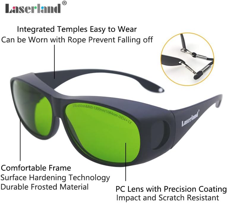 1064nm Laser Safety Glasses OD4 99.999% for laser engraving Protection Goggles Shield Protective Eyewear YAG DPSS Fiber Laser CE T5-F