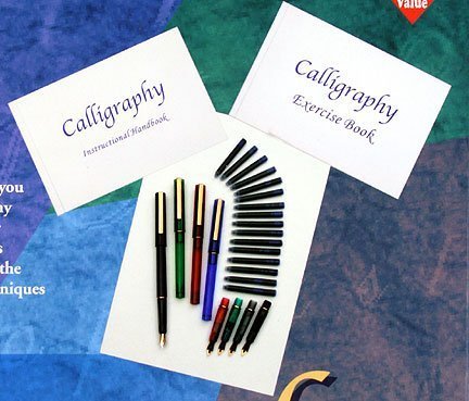 Complete Calligraphy Pen Starter Kit For Beginners w/Instruction Booklet!