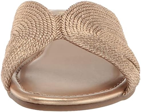 Bandolino Women's LARLING2 Flat Sandal, Rose Gold, 5.5 | Image 1