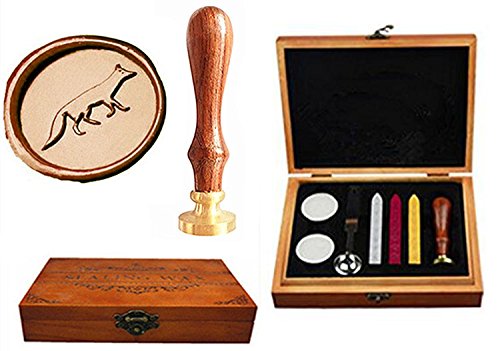 Cachets décoratifs loup vintage en laiton gravé pour papeterie de luxe