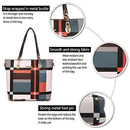 Image of 2E-youth Designer Purses and Handbags for Women Satchel Shoulder Bag Tote Top Handle Bag
