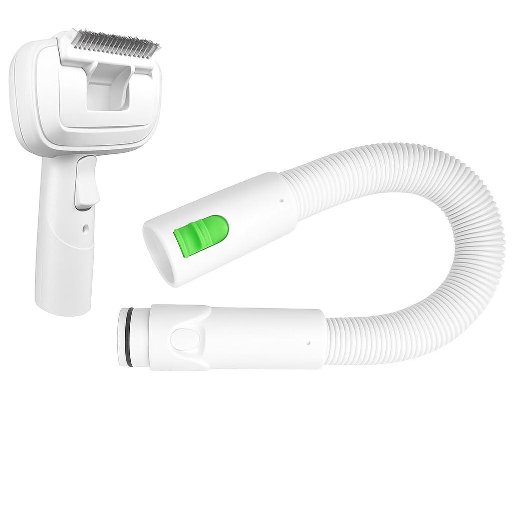 Kit Tubo con Spazzola PetPro per Folletto VK7 – Con 3 Testine, Adattatore e Tubo Estensibile – Ideale per Rimuovere Peli di Animali