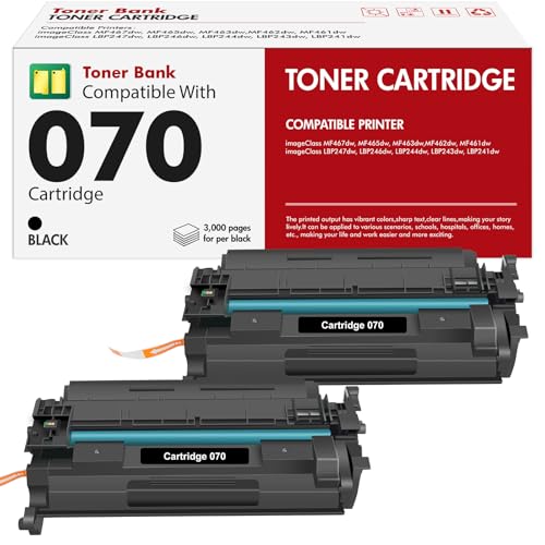 070 Toner Cartridge Black for Canon 070 Toner Cartridge 070H CRG070 CRG-070