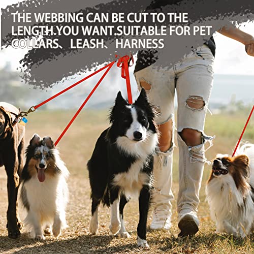 Image of Polyester Webbing Strap 16+Colors - 1 inch&1.5 inch&1.9 inch - 16.5 25 33 55 Yards Heavy Duty Webbing Roll, Flat Webbing Strap for Indoor&Outdoor Gear, Climbing, DIY Crafting, Repairing