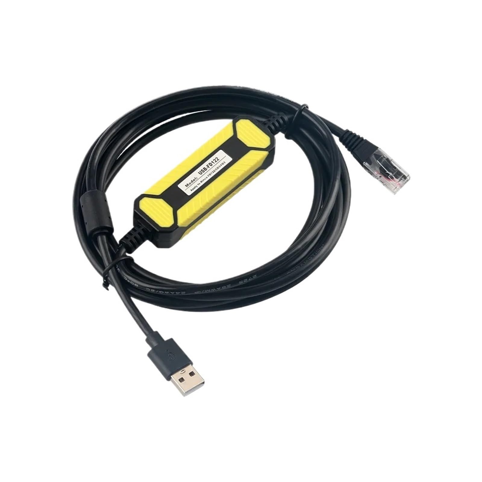 Kabel USB-FD122 do debugowania i programowania serwomotorów, przesyłania danych, port USB do RJ45