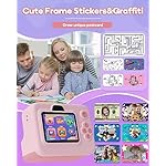 Kids Camera Instant Print,1080P Kids Instant Cameras That Print Photos,Christmas Birthday Gifts for Girls Age 3-12,Portable Toy for 3 4 5 6 7 8 9 10 Year Old Girls Boys Pink - Image 3