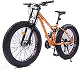 hardtail e bike 1. Beruf Fett Reifen Mountainbike mit hohem Kohlenstoffstahlrahmenmaterial, System Zweischeibenbremse, Größe: 26 Zoll x 17 Zoll, 21 Gang 24 Drehzahl 27 Geschwindigkeit