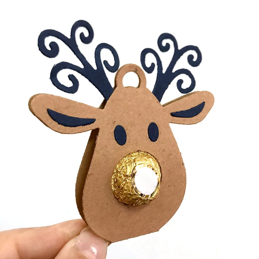 Maxtonser Christmas Cutting Dies Stencil Scrapbooking Album Paper Card Template Mold Embossing Craft Decoration