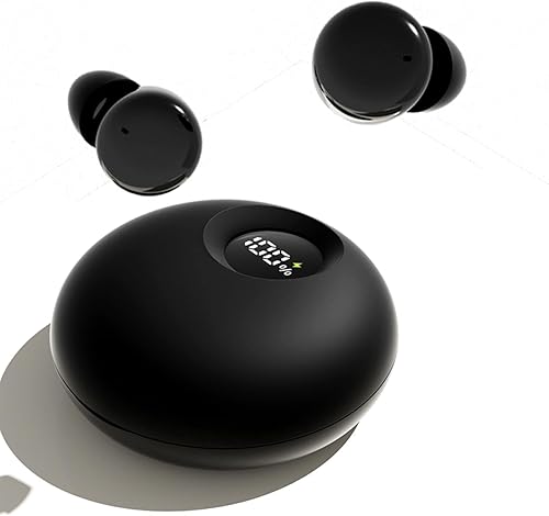 Auriculares inalámbricos para dormir en el costado, inalámbricos, invisibles, pequeños, con Bluetooth, para dormir, con cancelación de ruido,