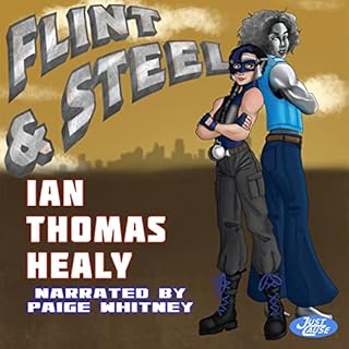 Flint & Steel Audiolibro Por Ian Thomas Healy arte de portada